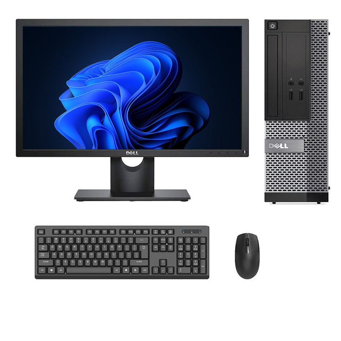 REFURBISHED - DELL OPTIPLEX 3020 SFF - I5 4460 - 8GB DDR3 - 500GB HDD - 19INCH - DELL - E1916H - LCD - COMPUTER SET