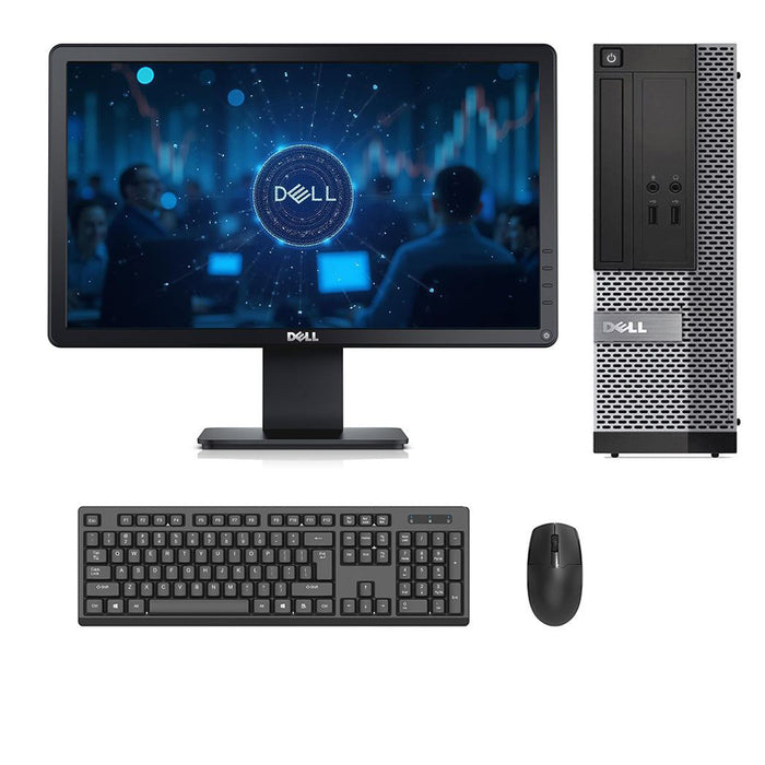 REFURBISHED - DELL OPTIPLEX 3020 SFF - I3 4130 - 8GB DDR3 - 500GB HDD - 19INCH - DELL - E1914H - LCD - COMPUTER SET