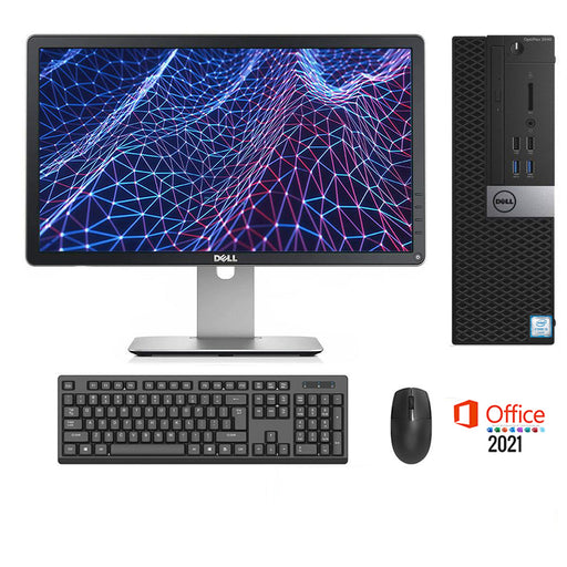REFURBISHED - DELL OPTIPLEX 3040 SFF - I5 6400 - 8GB DDR3 - 250GB SSD - 23INCH - DELL - P2314H - LCD - MS OFFICE 2021 - COMPUTER SET