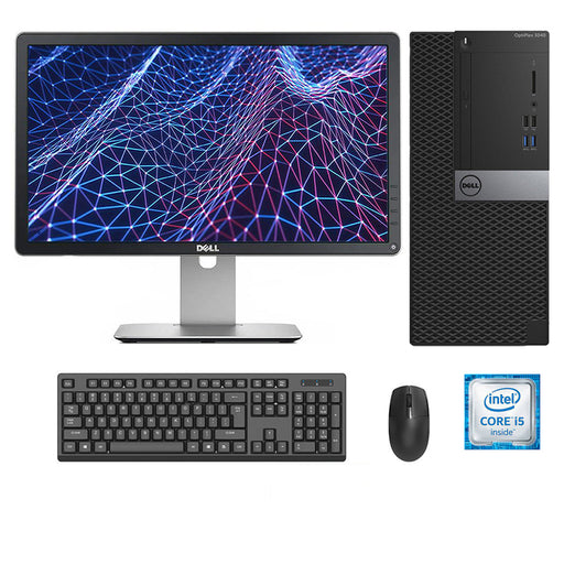 REFURBISHED - DELL OPTIPLEX 3040 MINI TOWER - I5 6500 - 8GB DDR3 - 256GB SSD - 23INCH - DELL - P2314H - LCD - COMPUTER SET