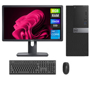 REFURBISHED - DELL OPTIPLEX 3040 MINI TOWER - I5 6TH - 8GB DDR3 - 256GB SSD - 23INCH - DELL - U2312 - LCD - COMPUTER SET