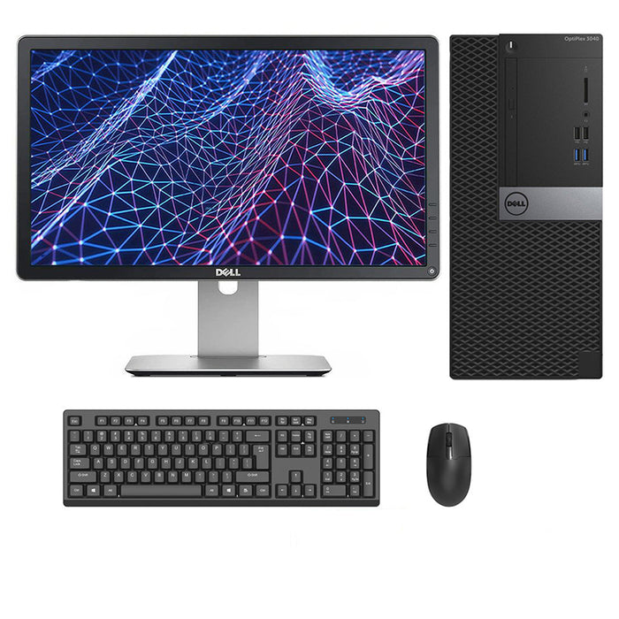 REFURBISHED - DELL OPTIPLEX 3040 MINI TOWER - I5 6500 - 8GB DDR3 - 256GB SSD - 23INCH - DELL - P2314H - LCD - COMPUTER SET