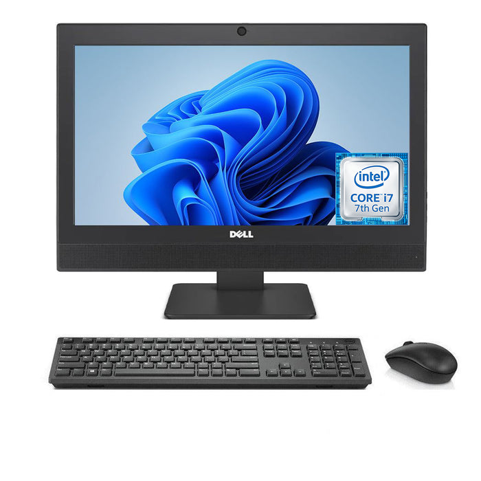 REFURBISHED - DELL OPTIPLEX 3050 - I7 7700T - 8GB DDR4 - 256GB SSD - 19.5 INCH - ALL IN ONE