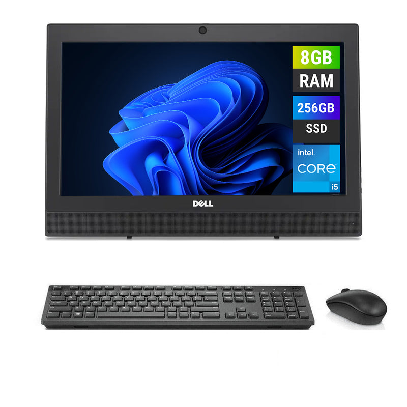 REFURBISHED - DELL OPTIPLEX 3050 - I5 7TH GEN - 8GB DDR4 - 256GB SSD - 19.5 INCH - ALL IN ONE