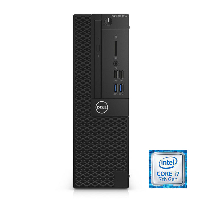 REFURBISHED - DELL OPTIPLEX 3050 SFF - I7 7700 - 16GB DDR4 - 256GB SSD - 22INCH - LCD - COMPUTER SET - B-GRADE