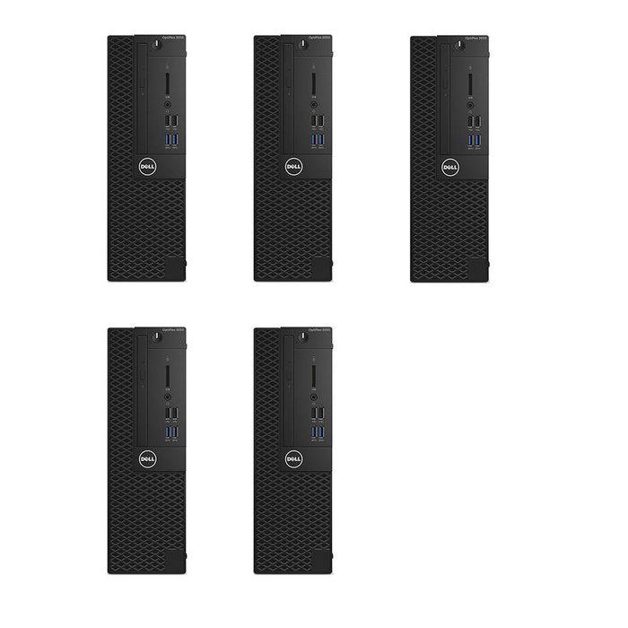 REFURBISHED - 5 X DELL OPTIPLEX 3050 SFF - I5 7TH GEN - 8GB DDR4 - 240GB SSD - COMPUTER