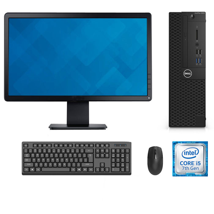 REFURBISHED - DELL OPTIPLEX 3050 SFF - I5 7500 - 8GB DDR4 - 256GB SSD - 22 INCH - DELL - COMPUTER SET - C-GRADE