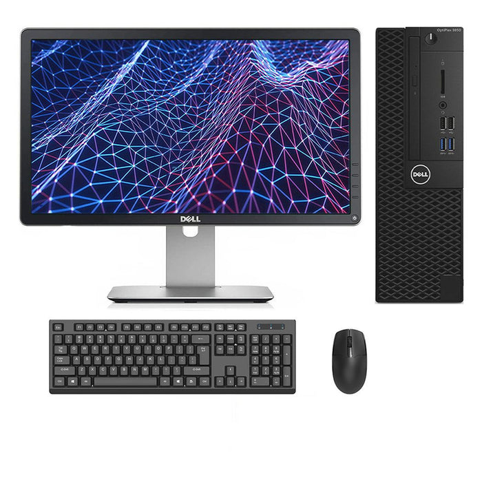 REFURBISHED - DELL OPTIPLEX 3050 SFF - I3 7100 - 8GB DDR4 - 240GB SSD - 23INCH - DELL - P2314H - LCD - COMPUTER SET