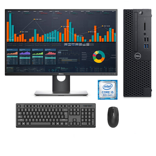 REFURBISHED - DELL OPTIPLEX 3060 SFF - I5 8400T - 8GB DDR4 - 256GB SSD - 23INCH - DELL - P2317H - LCD - COMPUTER SET