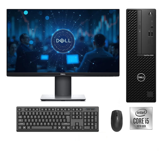 REFURBISHED - DELL OPTIPLEX 3090 SFF - I5 10TH GEN - 16GB DDR4 - 512GB SSD - 23 INCH - DELL- P2317H - LED - COMPUTER SET
