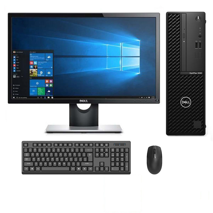 REFURBISHED - DELL OPTIPLEX 3090 SFF - I5 10505 - 10TH GEN - 8GB DDR4 - 256GB SSD - 22 INCH - DELL - COMPUTER SET