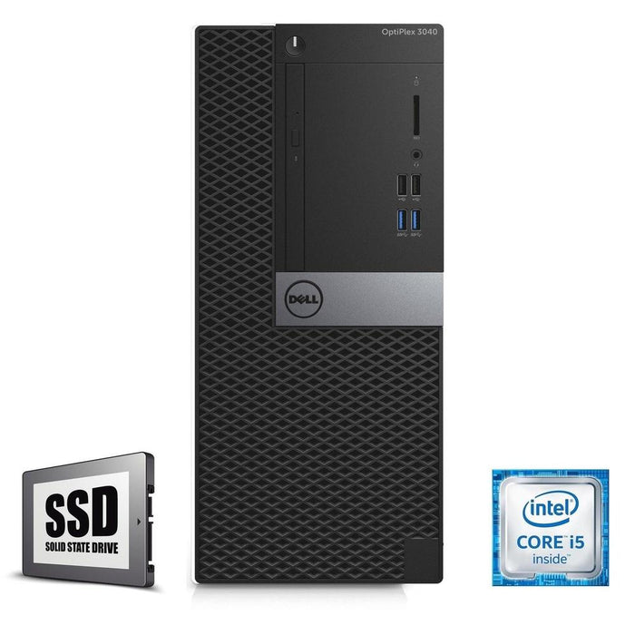 REFURBISHED - DELL OPTIPLEX 5040 MINI TOWER - I5 6500 - 8GB DDR3 - 256GB SSD - 22 INCH - DELL - LCD -  COMPUTER SET - B-GRADE