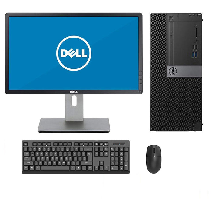 REFURBISHED - DELL OPTIPLEX 5040 MINI TOWER - I5 6500 - 8GB DDR3 - 256GB SSD - 22 INCH - DELL - LCD -  COMPUTER SET