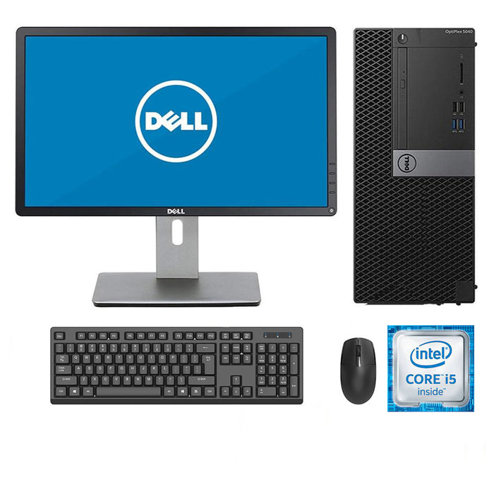 REFURBISHED - DELL OPTIPLEX 5040 MINI TOWER - I5 6500 - 8GB DDR3 - 256GB SSD - 22 INCH - DELL - LCD -  COMPUTER SET - B-GRADE