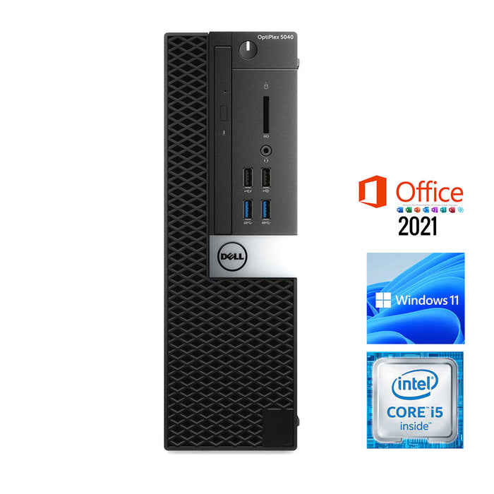 REFURBISHED - DELL OPTIPLEX 5040 SFF- I5 6500 - 16GB DDR3 - 256GB M.2 SSD - MS OFFICE 2021 - COMPUTER