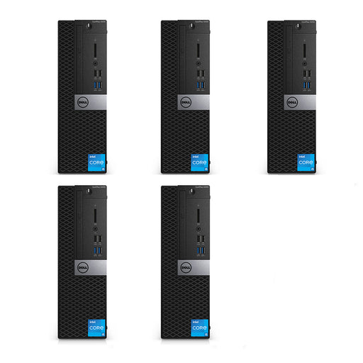 REFURBISHED - 5 X DELL OPTIPLEX 5050 SFF - I5 7TH GEN - 8GB DDR4 - 256GB SSD - COMPUTER