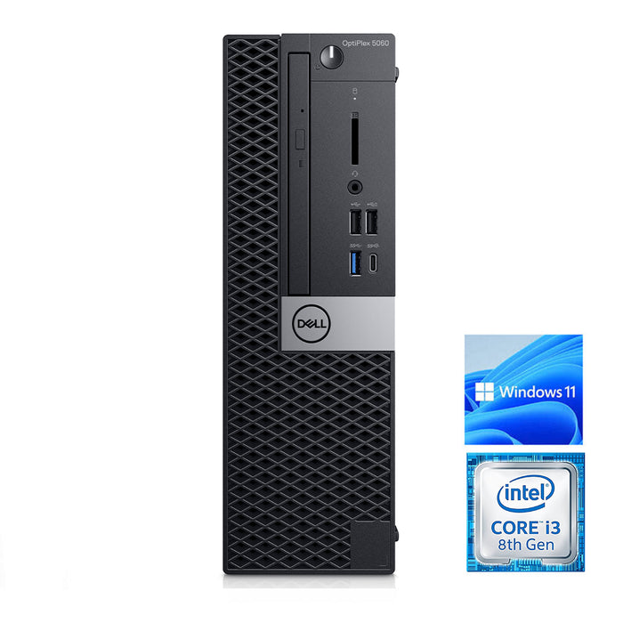 REFURBISHED - DELL OPTIPLEX 5060 SFF - I3 8100 - 8GB DDR4 - 256GB M.2 SSD - COMPUTER - B-GRADE