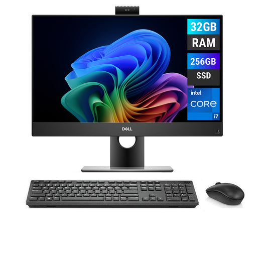 REFURBISHED - DELL OPTIPLEX 5490 - I7 10TH GEN - 32GB DDR4 - 256GB SSD - 23.8 INCH - ALL IN ONE