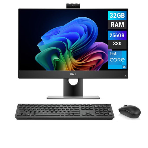 REFURBISHED - DELL OPTIPLEX 5490 - I5 10TH GEN - 32GB DDR4 - 256GB SSD - 23.8 INCH - ALL IN ONE