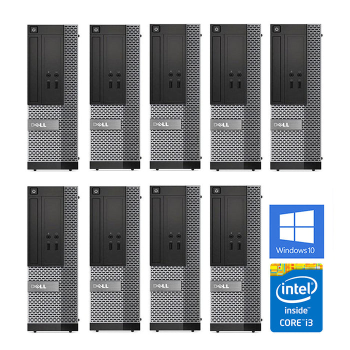 REFURBISHED - 10X DELL OPTIPLEX 7010 SFF - I3 3220 - 4GB DDR3 - 500GB HDD - COMPUTER