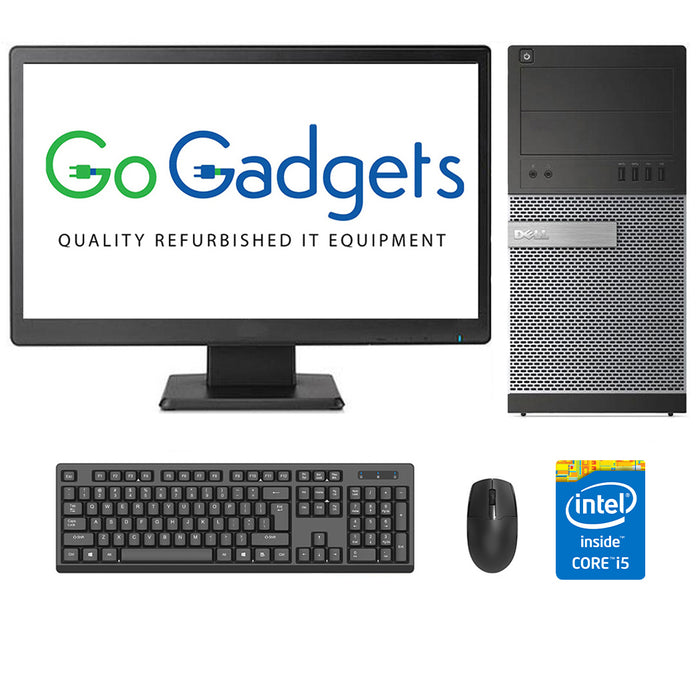 REFURBISHED - DELL OPTIPLEX 7020 MINI TOWER - I5 4570 - 16GB DDR3 - 256GB SSD - 19INCH - DELL - COMPUTER SET