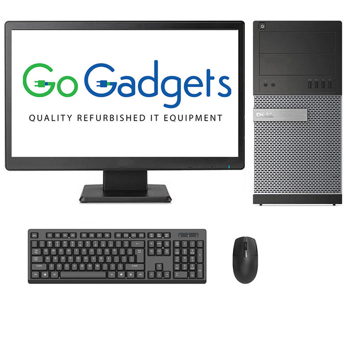 REFURBISHED - DELL OPTIPLEX 7020 MINI TOWER - I5 4570 - 16GB DDR3 - 256GB SSD - 19INCH - DELL - COMPUTER SET