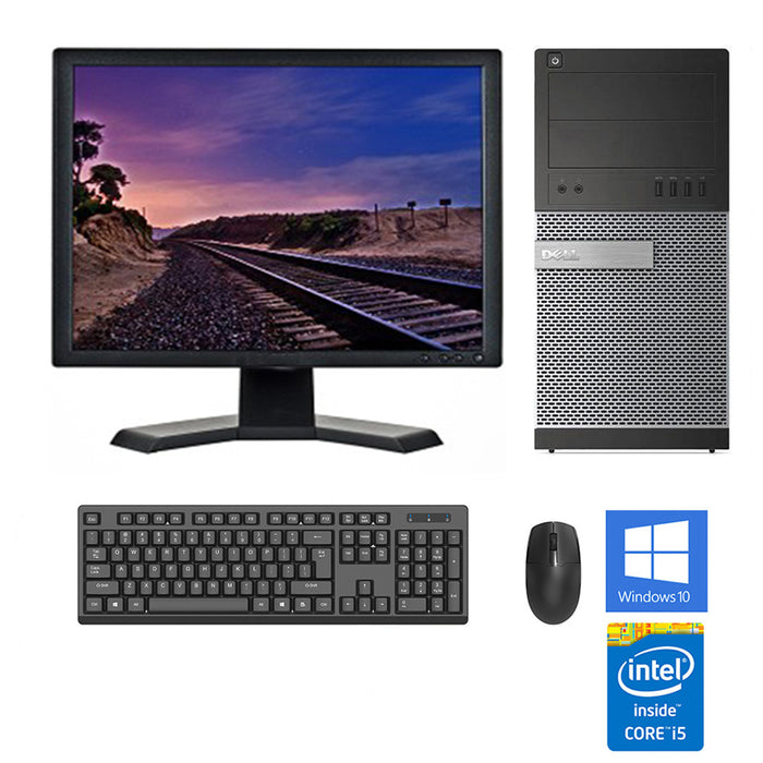 REFURBISHED - DELL OPTIPLEX 7020 MINI TOWER - I5 4570 - 8GB DDR3 - 500GB HDD - 19INCH - SQUARE - COMPUTER SET - B-GRADE