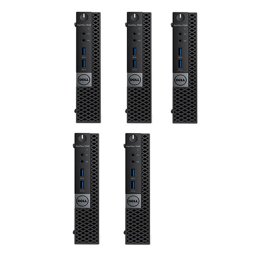 REFURBISHED - 5 x DELL OPTIPLEX 7040 MINI PC - I5 6TH GEN - 8GB DDR4 - 256GB SSD - COMPUTER