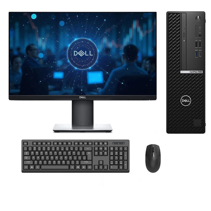 REFURBISHED - DELL OPTIPLEX 7090 SFF - I7 10TH GEN - 16GB DDR4 - 512GB SSD - 23 INCH - DELL- P2317H - LED - COMPUTER SET