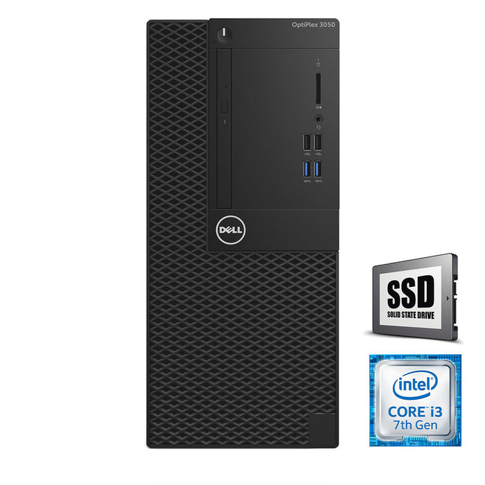 REFURBISHED - DELL OPTIPLEX 3050 MINI TOWER - I3 7100 - 8GB DDR4 - 256GB SSD - COMPUTER - B-GRADE