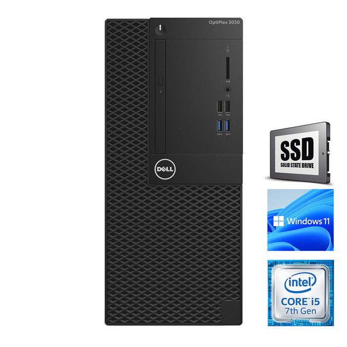 REFURBISHED - DELL OPTIPLEX 3050 MINI TOWER - I5 7500 - 8GB DDR4 - 256GB SSD - COMPUTER - B-GRADE