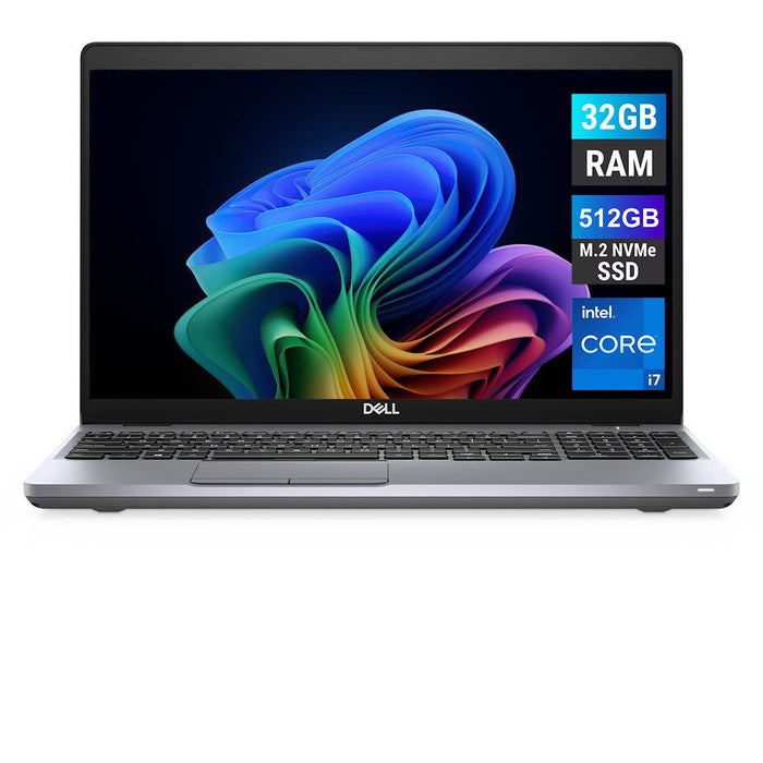 REFURBISHED - DELL PRECISION 3551 - I7 10TH GEN - 32GB DDR4 - 512GB NVME - NVIDIA QUADRO P620 - 15.6 INCH - LAPTOP - AUTOCAD WORKSTATION - DELL DOCKING STATION - 23 INCH - DELL - MONITOR
