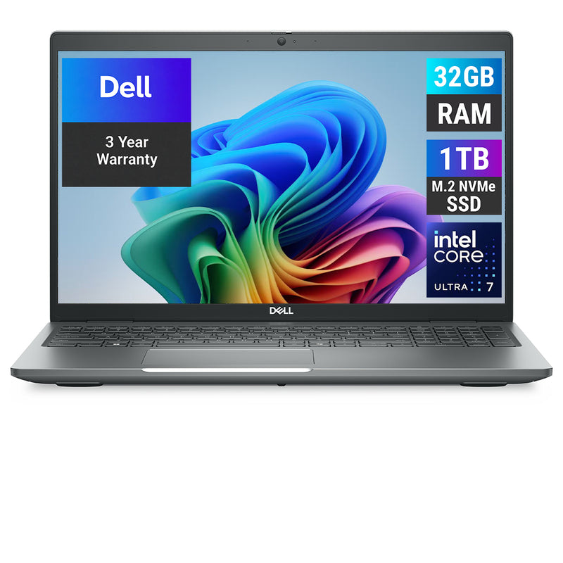 REFURBISHED - DELL PRECISION 3591 - ULTRA 7 165H - 32GB DDR5 - 1TB NVME - NVIDIA RTX 500 - 15.6 INCH - LAPTOP - AUTOCAD WORKSTATION - DEMO