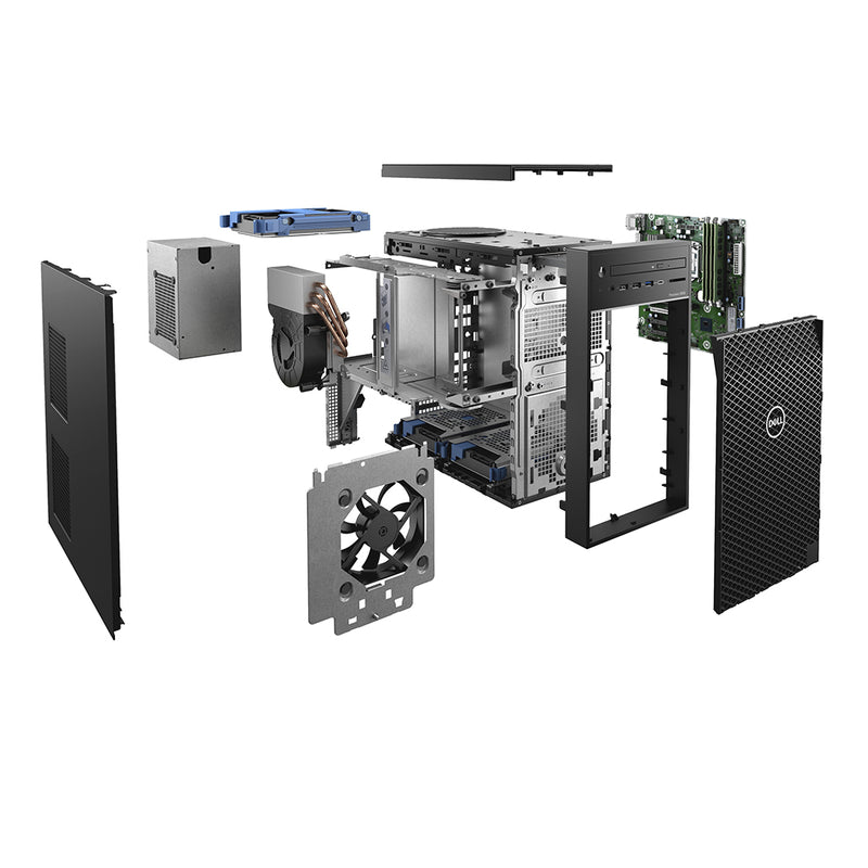 REFURBISHED - DELL PRECISION 3630 TOWER - XEON E-2246G - 6 CORE - 16GB DDR4 - 512GB M.2 SSD - NVIDIA QUADRO P400 - COMPUTER - AUTOCAD WORKSTATION