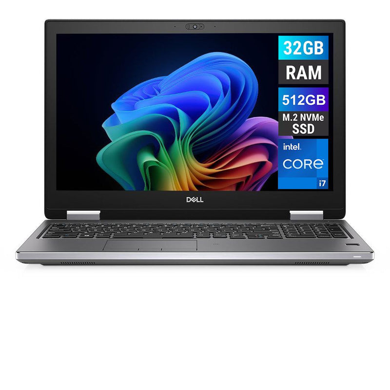 REFURBISHED - DELL PRECISION 7540 - I7 9TH GEN - 32GB DDR4 - 512GB NVME - NVIDIA QUADRO RTX 3000 - 15.6INCH - AUTOCAD WORKSTATION - LAPTOP