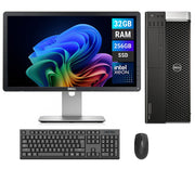 REFURBISHED - DELL PRECISION 5810 - XEON E5-2650 V3 - 10 CORE - 32GB DDR4 - 256GB SSD - NVIDIA QUADRO K600 - COMPUTER SET - AUTOCAD WORKSTATION