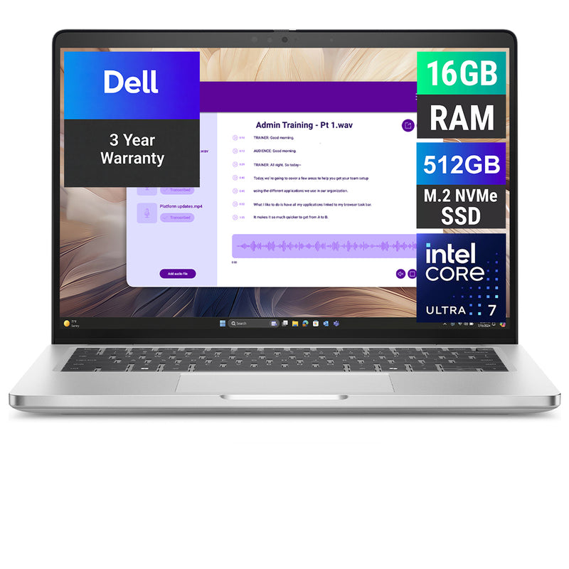 DELL PRO 14 PLUS PB14250 - ULTRA 7 265U - 16GB DDR5 - 512GB NVME - 14INCH - LAPTOP - NEW