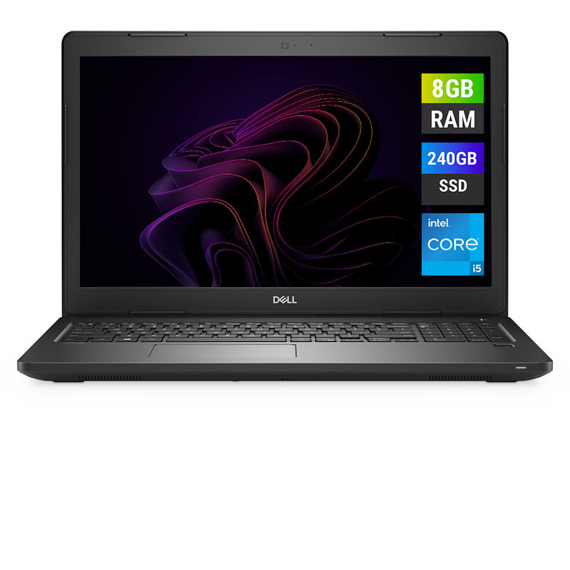 REFURBISHED - DELL LATITUDE 3580 - I5 7TH GEN - 8GB DDR4 - 240GB SSD - 15.6INCH - LAPTOP