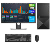 REFURBISHED - DELL VOSTRO 3670 MINI TOWER - I3 8TH GEN - 8GB DDR4 - 256GB SSD - 23 INCH- DELL - P2319H - LED - COMPUTER SET