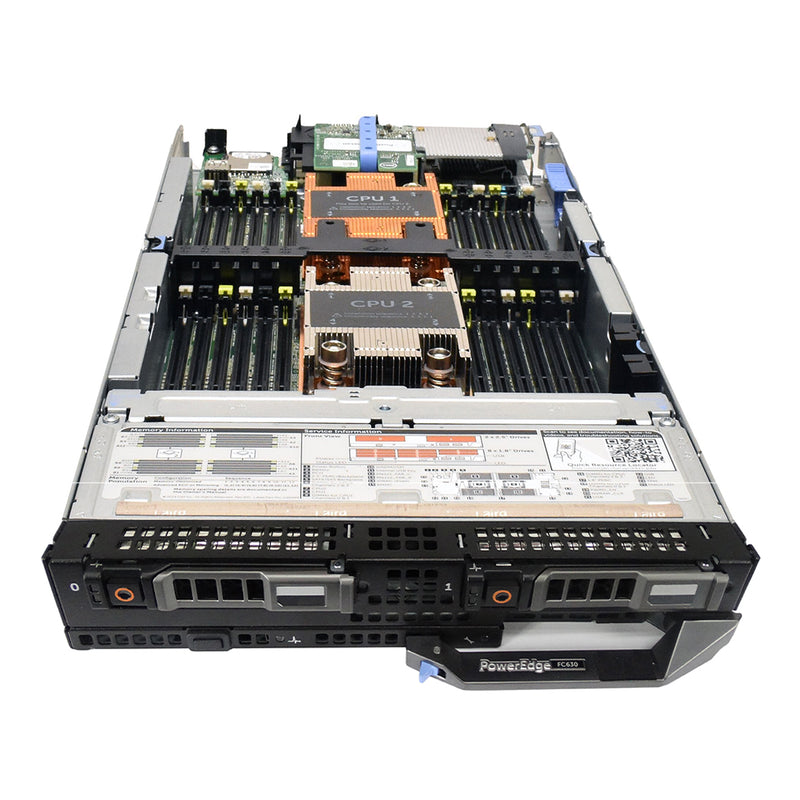 REFURBISHED - DELL POWEREDGE FX2S - 4 X FC630 BLADES - 8 X XEON E5 2650 V3 - 10 CORE CPU - 1TB RAM - SERVER