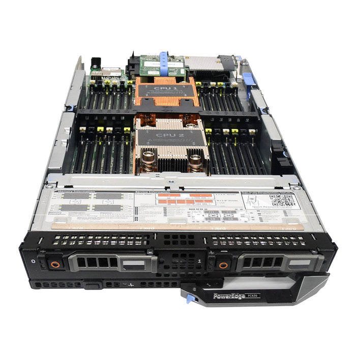 REFURBISHED - DELL POWEREDGE FX2S - 4 X FC630 BLADES - 8 X XEON E5 2650 V3 - 10 CORE CPU - 1TB RAM - SERVER