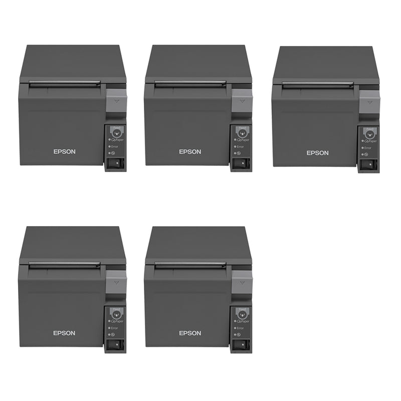 REFURBISHED - 5 X EPSON M296A - TM T70II - THERMAL PRINTER - POS