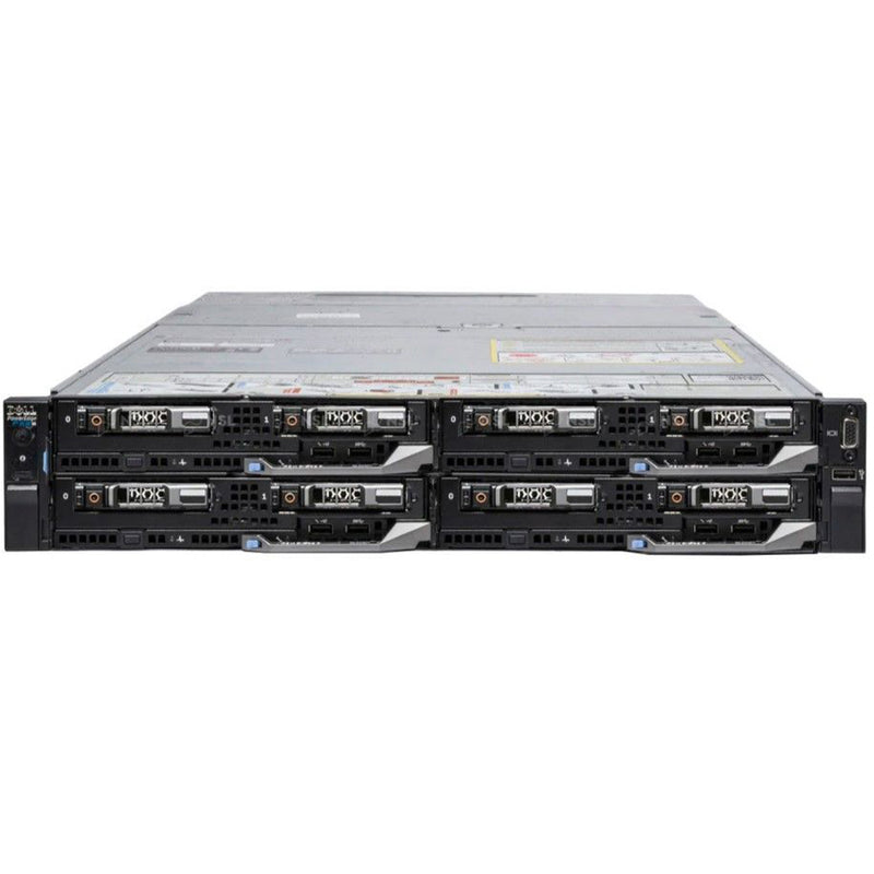 REFURBISHED - DELL POWEREDGE FX2S - 4 X FC630 BLADES - 8 X XEON E5 2650 V3 - 10 CORE CPU - 1TB RAM - SERVER