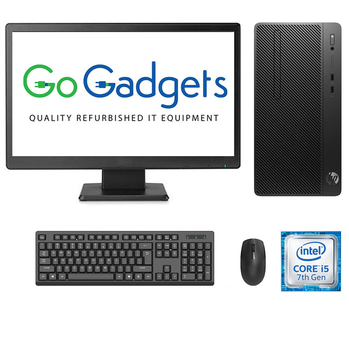 REFURBISHED - HP 290 G1 MICRO TOWER - I5 7500 - 8GB DDR4 - 240GB SSD - 19 INCH - GENERIC - COMPUTER SET - B-GRADE