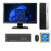 REFURBISHED - HP PRODESK 400 G6 SFF - PENTIUM GOLD G5400 8TH GEN - 8GB DDR4 - 256GB SSD - 20INCH - HP - W2072A - LCD - COMPUTER SET