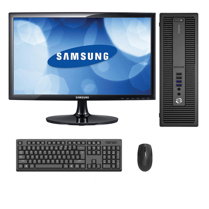 REFURBISHED - HP ELITEDESK 800 G2 SFF - I5 6500 - 8GB DDR4 - 240GB SSD - 19INCH - SAMSUNG - LED - COMPUTER SET