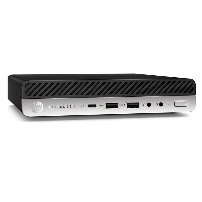 REFURBISHED - HP ELITEDESK 800 G3 MINI PC - I5 7500T - 8GB DDR4 - 256GB SSD - MS OFFICE 2021 - COMPUTER - B-GRADE