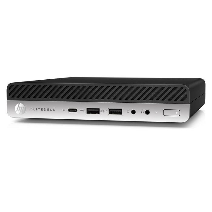 REFURBISHED - HP ELITEDESK 800 G3 MINI PC - I5 7500T - 8GB DDR4 - 256GB SSD - MS OFFICE 2021 - COMPUTER - B-GRADE