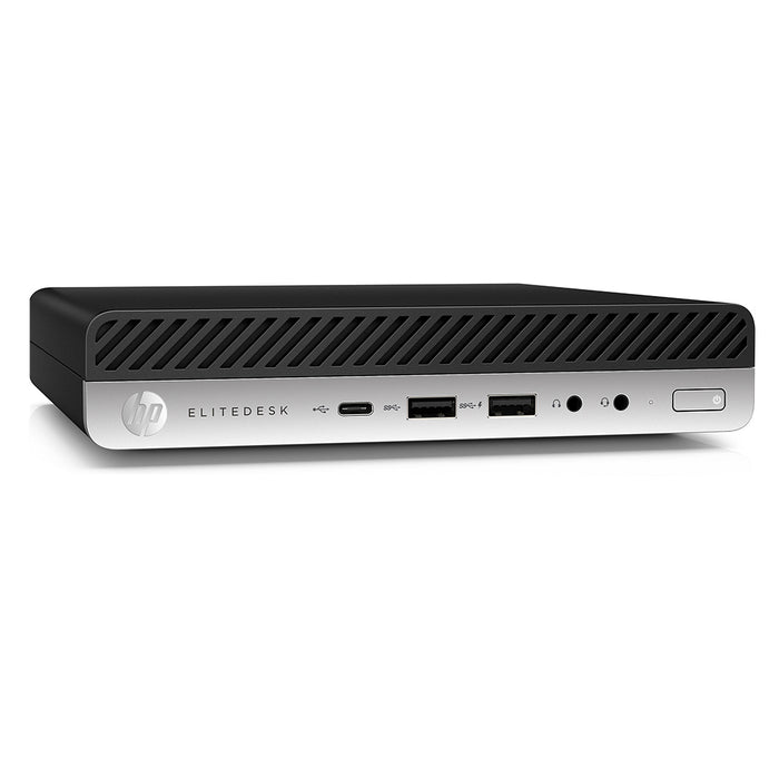 REFURBISHED - HP ELITEDESK 800 G4 MINI PC - I5 8500 - 8GB DDR4 - 256GB SSD - MS OFFICE 2021 - COMPUTER - B-GRADE