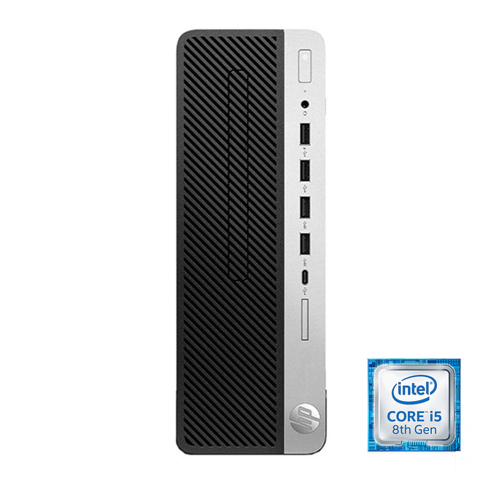 REFURBISHED - HP ELITEDESK 800 G4 SFF - I5 8500 8TH GEN - 8GB DDR4 - 256GB SSD - COMPUTER